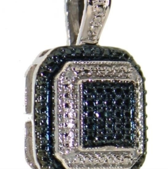 Genuine Blue Diamond Necklace pendant - Picture 2 of 2